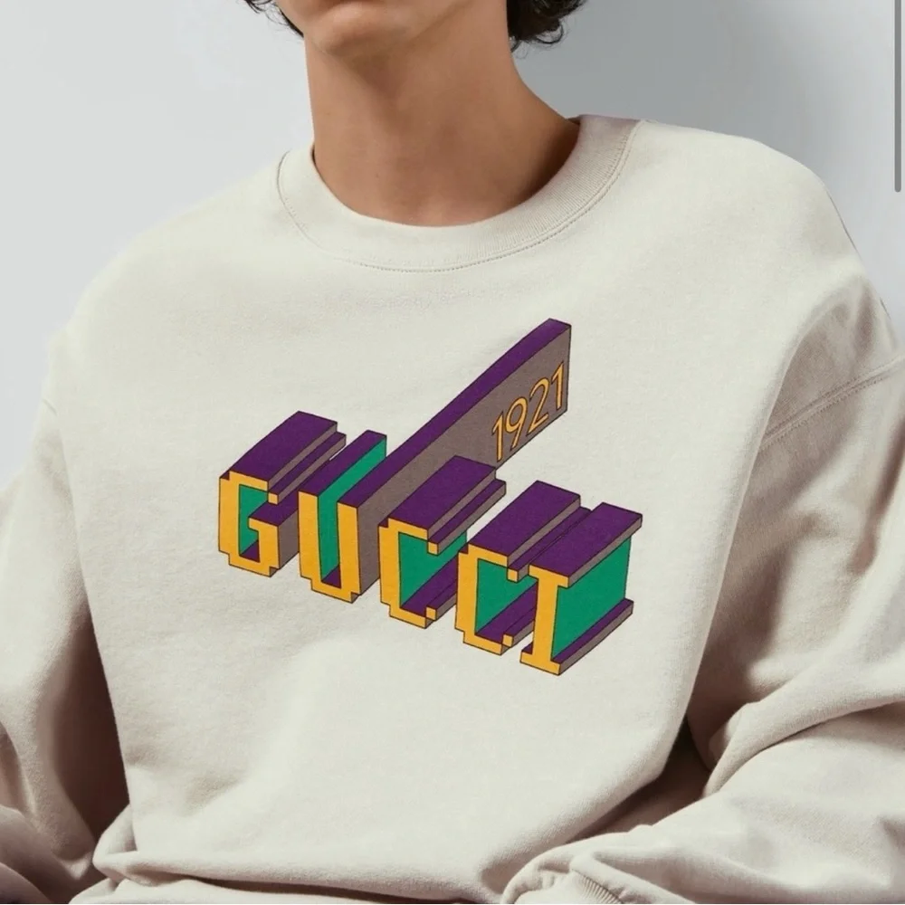 Gucci Men's Sweater with Bold Graphic